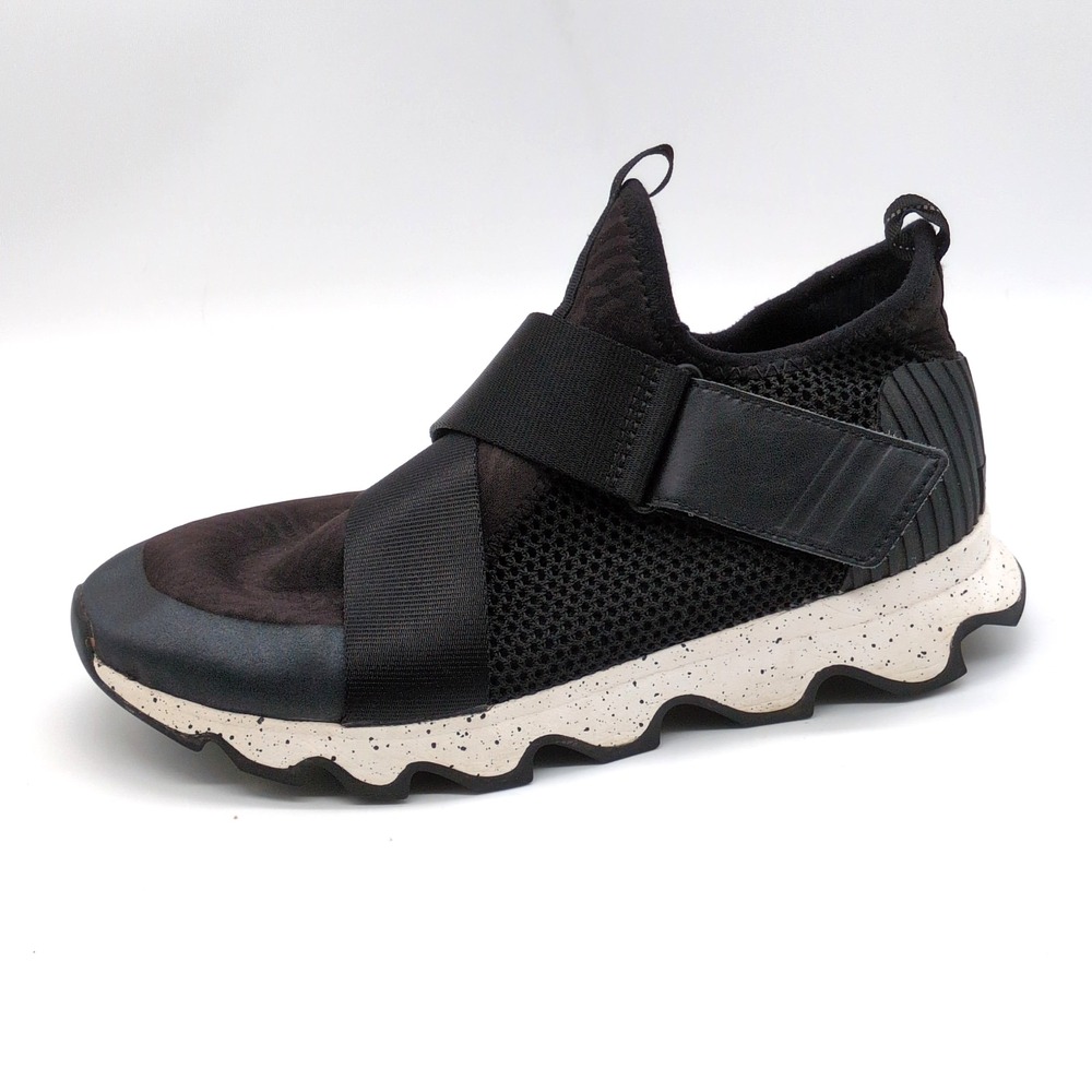 Sorel Shoes Womens Kinetic Sneak Black 9 Running Sneaker Mid Top LL3507-010